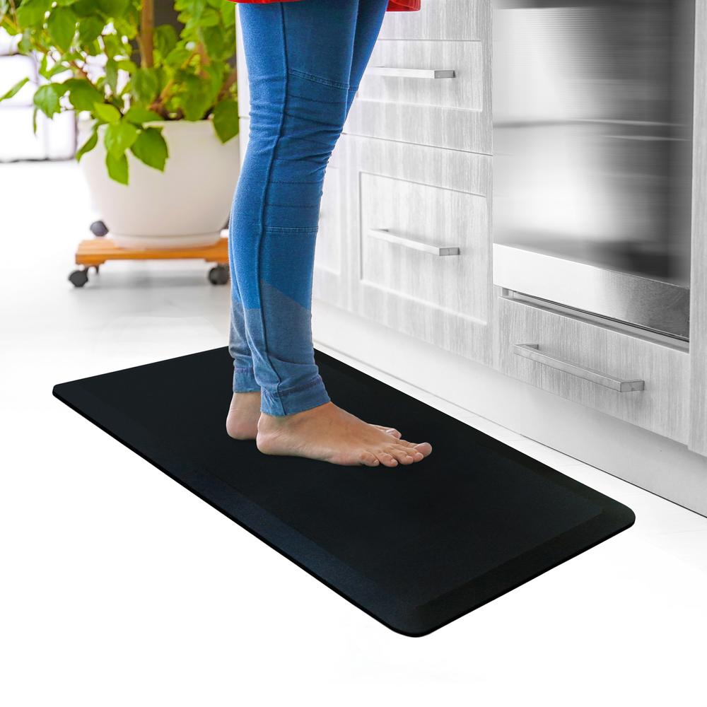 Doortex Black Foam PVC Anti-Fatigue Mat - 20" x 32"