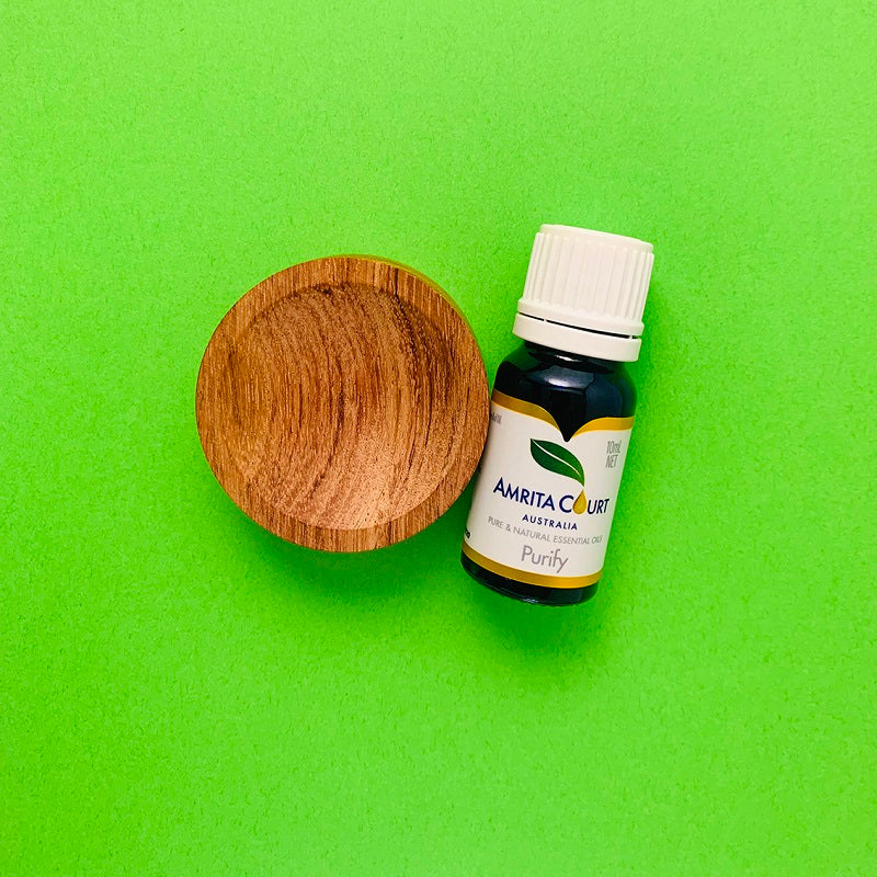 Purify Blend + Wooden Diffuser (Rosewood or Black Walnut)