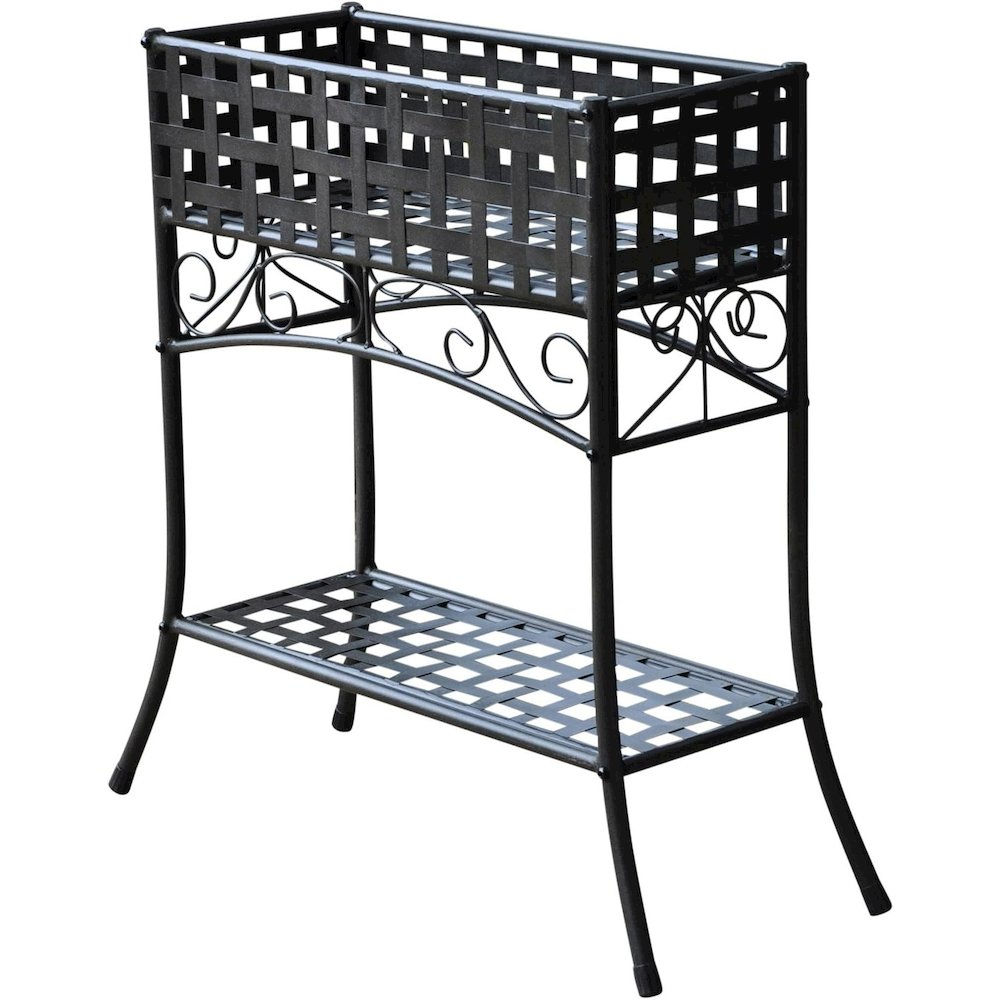 Mandalay Iron Rectangular Plant Stand