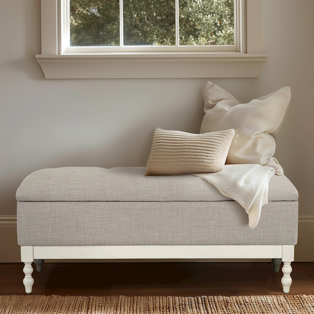 Tufted Storage Bench