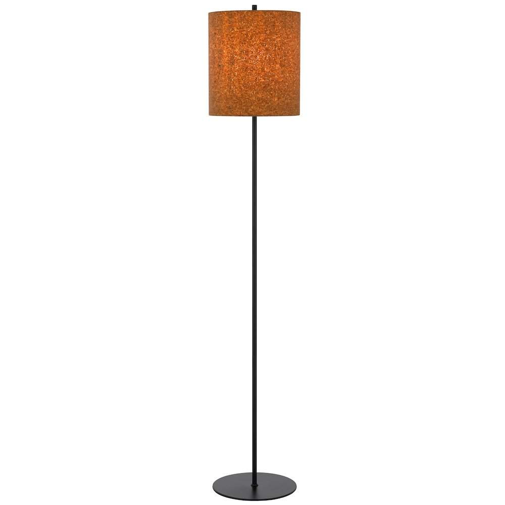 100W Metal Floor Lamp – Cork Shade