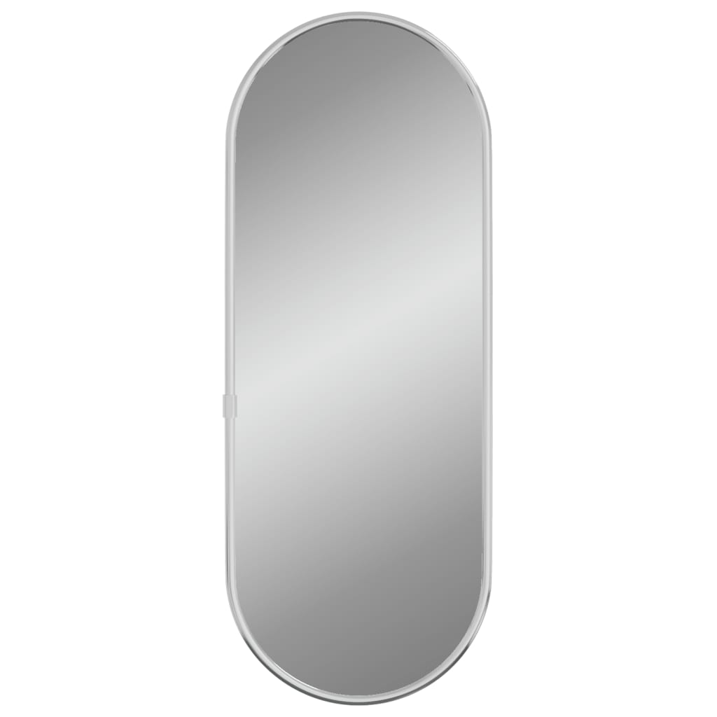 vidaXL Wall Mirror Silver 40x15 cm Oval