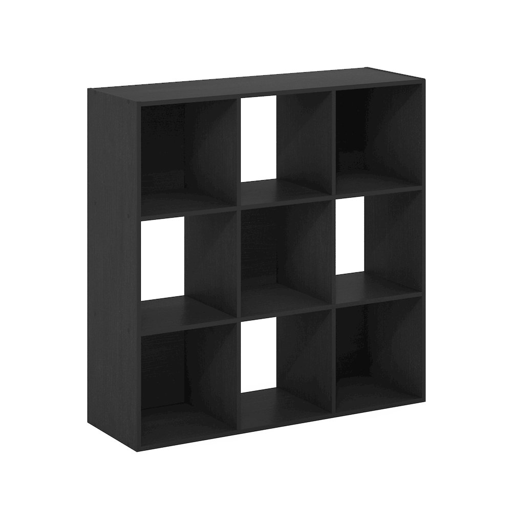 Pelli Cubic Multipurpose Clothing & Closet Storage Organizer Shelf – 9 Cube (Americano