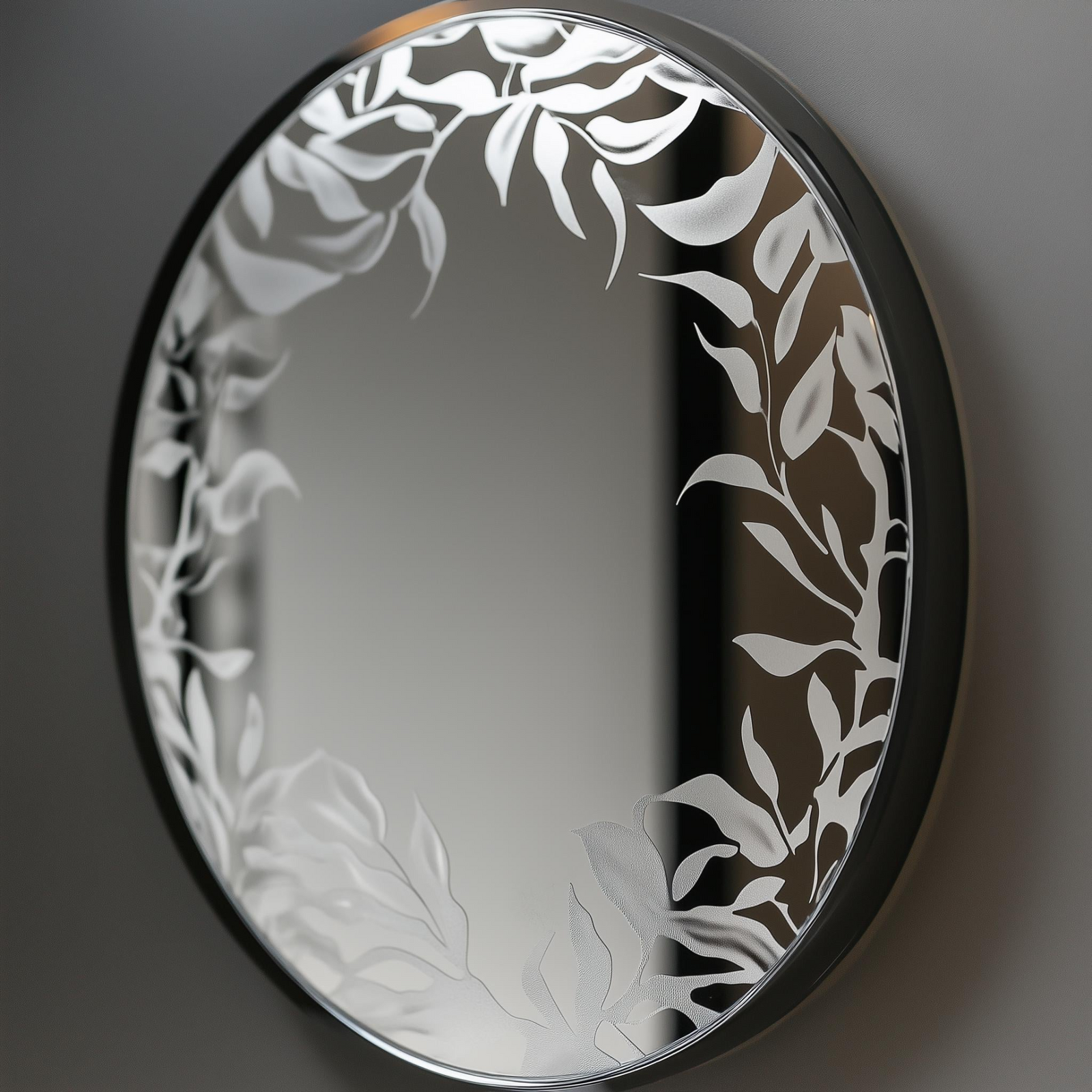 Custom Frosted Peel and Stick Mirror Decal – Personalized Vinyl Privacy Film