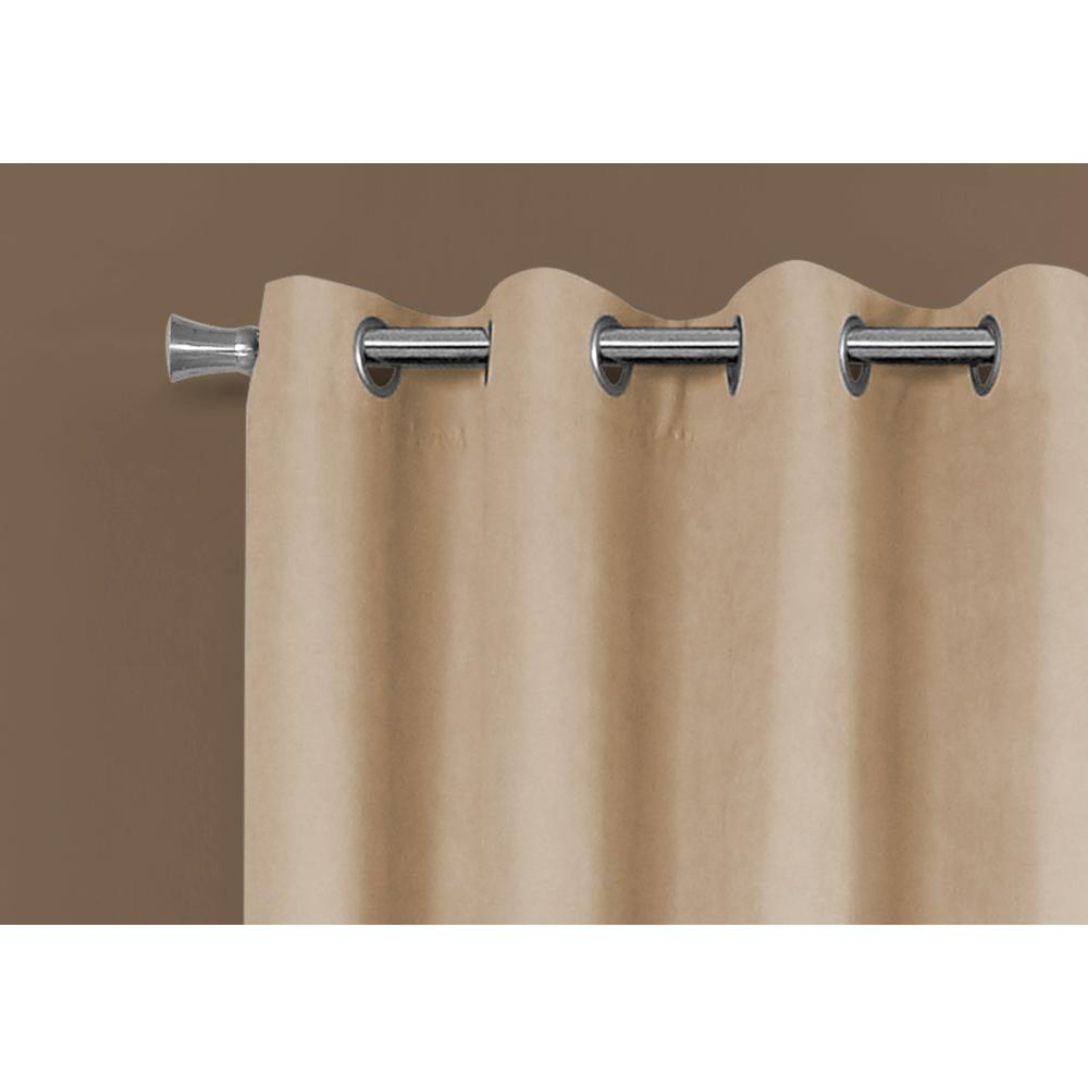 Curtain Panel, 2pcs Set, 54W X 95L, Room Darkening, Grommet, Living Room
