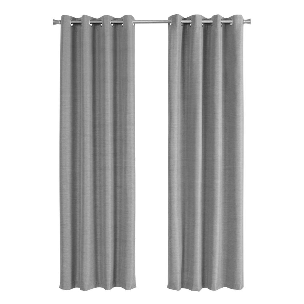 Curtain Panel, 2pcs Set, 54W X 95L, 100% Blackout, Grommet, Living Room