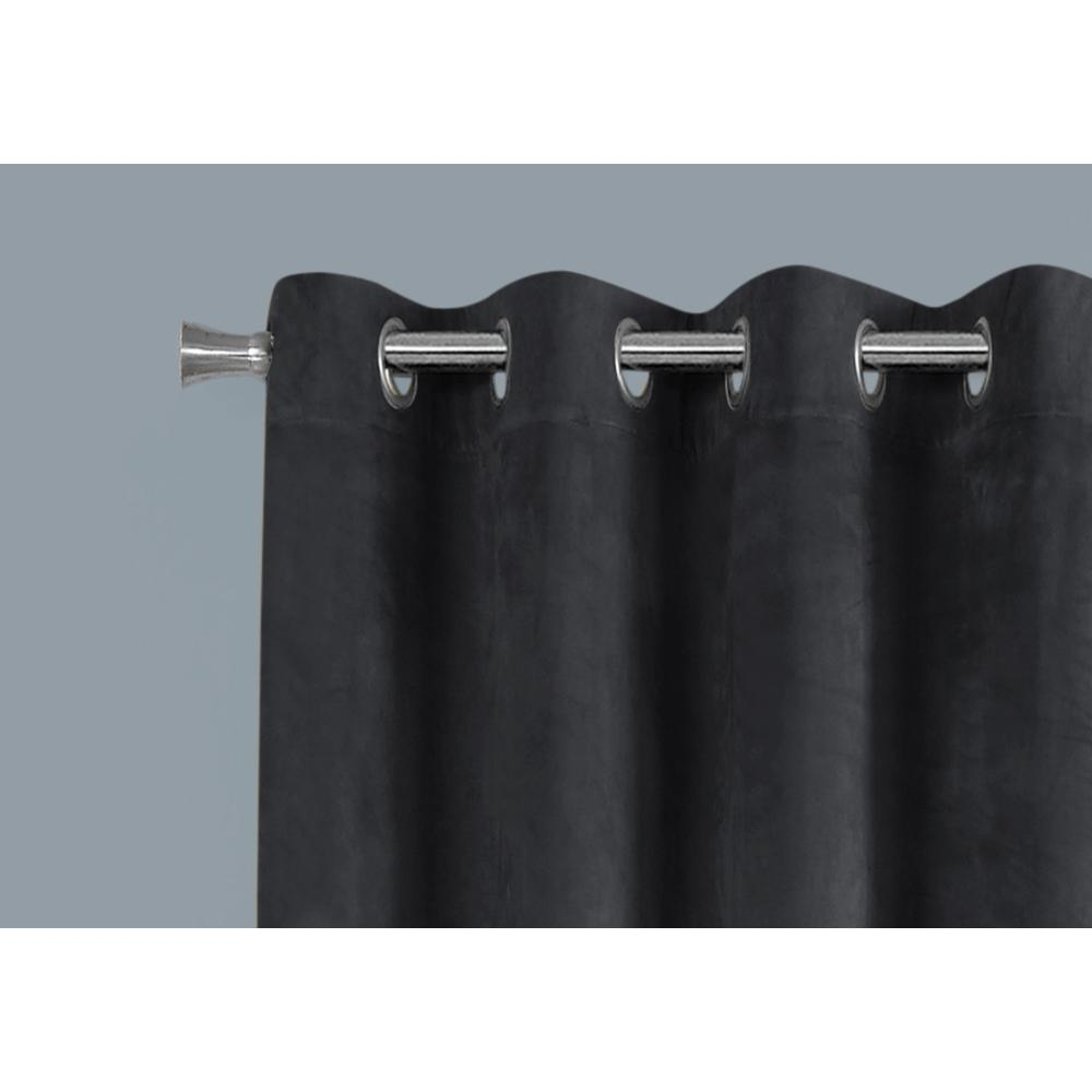 Curtain Panel, 2pcs Set, 54W X 95L, Room Darkening, Grommet, Living Room