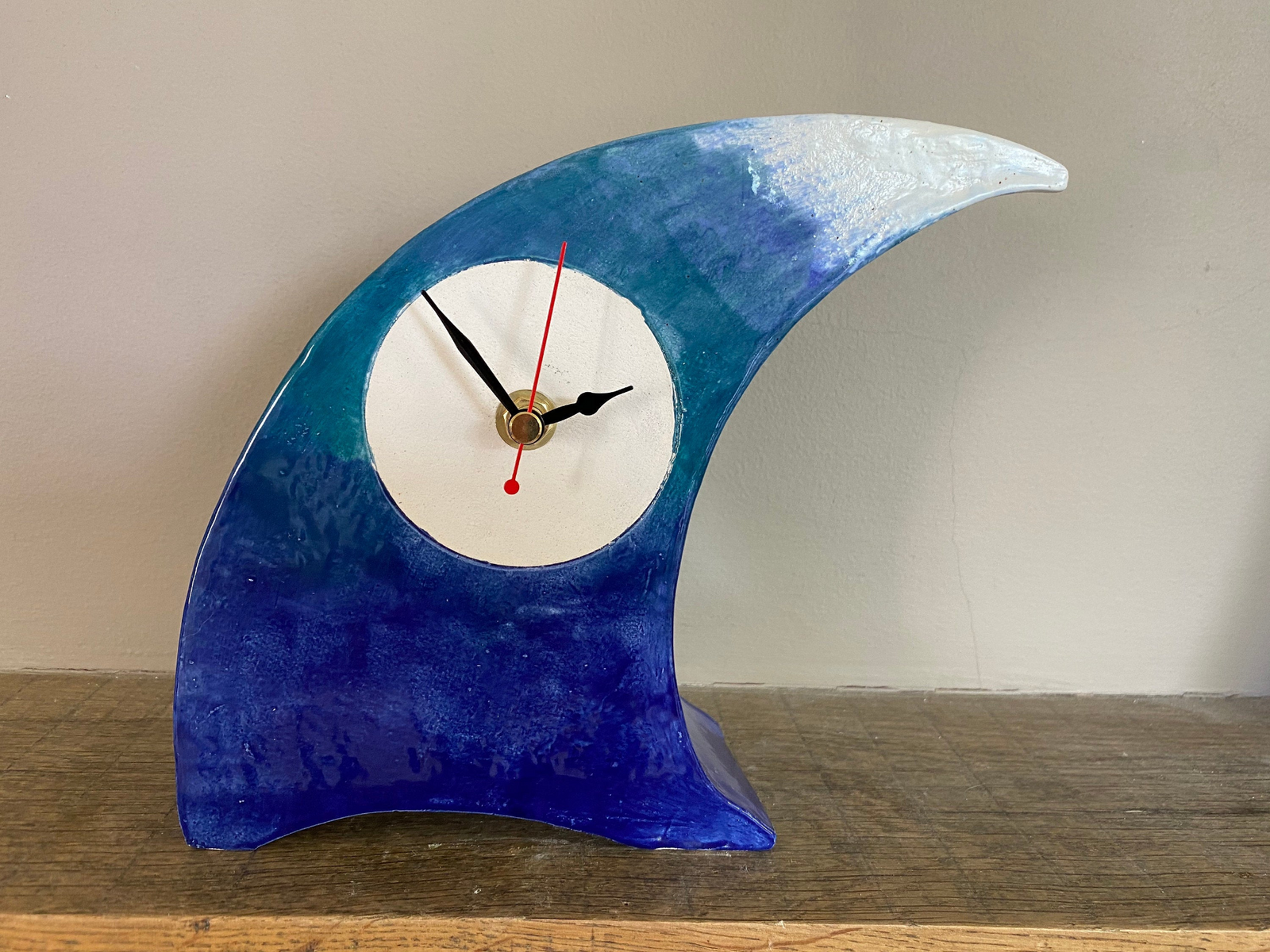 The Wave Ceramic Mantel Clock