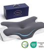 VIPfree Cervical Support Pillow - Adjustable Ergonomic Memory Foam with Breathable Removable Pillowcase & Free Gift - OEKO-TEX Certified Quality Sleep Solution