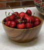 Set of 4 Handmade Acacia Wood Bowls – 5" x 2.5", Rustic Small Serving Bowls for Dips, Sauces, Salads, and Kitchen Décor