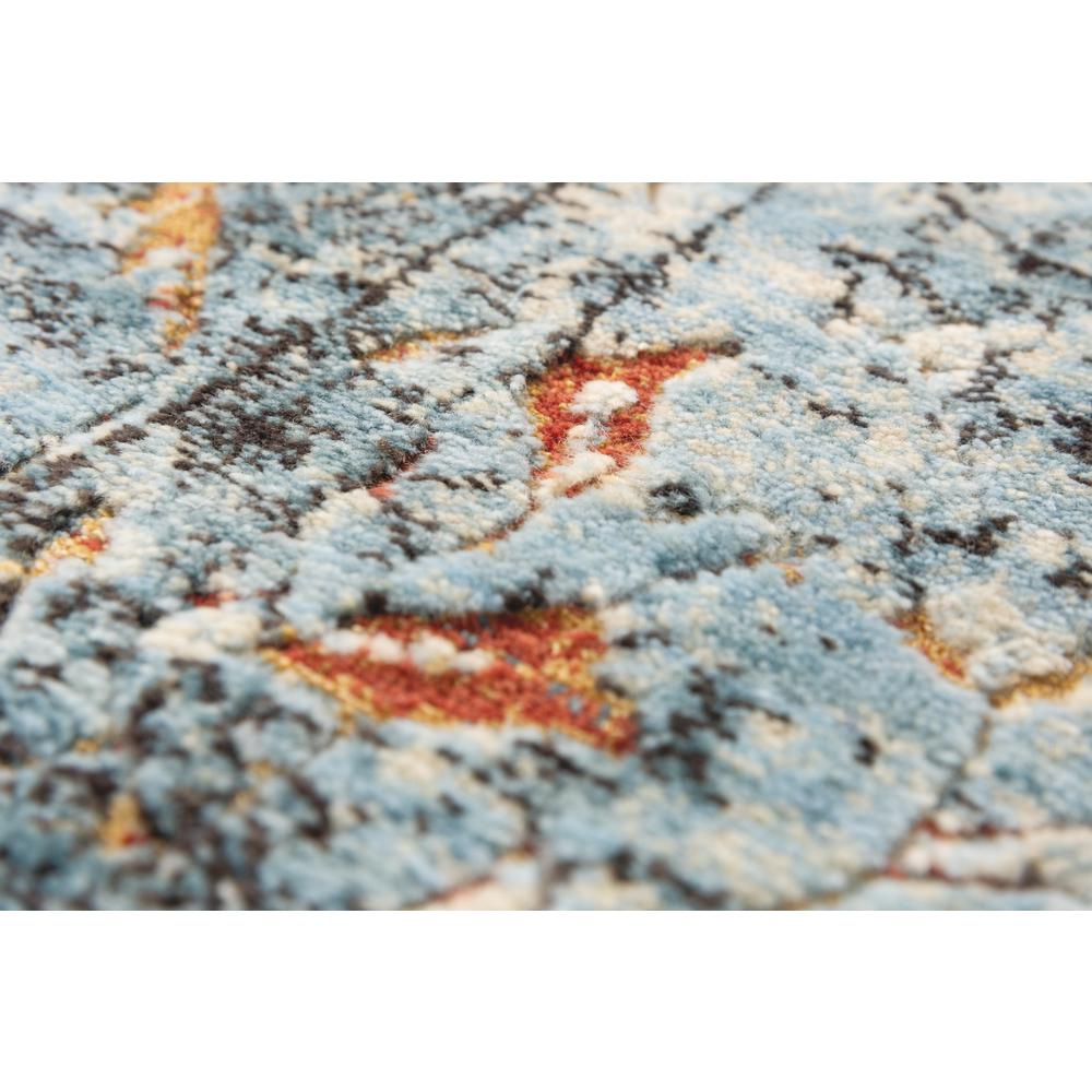 Hybrid Cut Pile Wool/ Tencel Rug, 5' x 8'