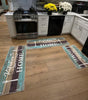 Boho 3-Piece Rug Set – Thick Non-Slip Flannel Mats for Kitchen, Hallway & Laundry