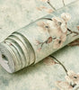 3D American Retro Non-woven Self-adhesive Wallpaper Rustic Vine Flower Wall Papers Thickening Peel and Stick Wall Stickers