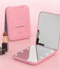 LED Pocket Mirror with Light, 1x/3x Magnification, Compact Travel Makeup Mirror, Foldable Handbag & Purse Friendly
