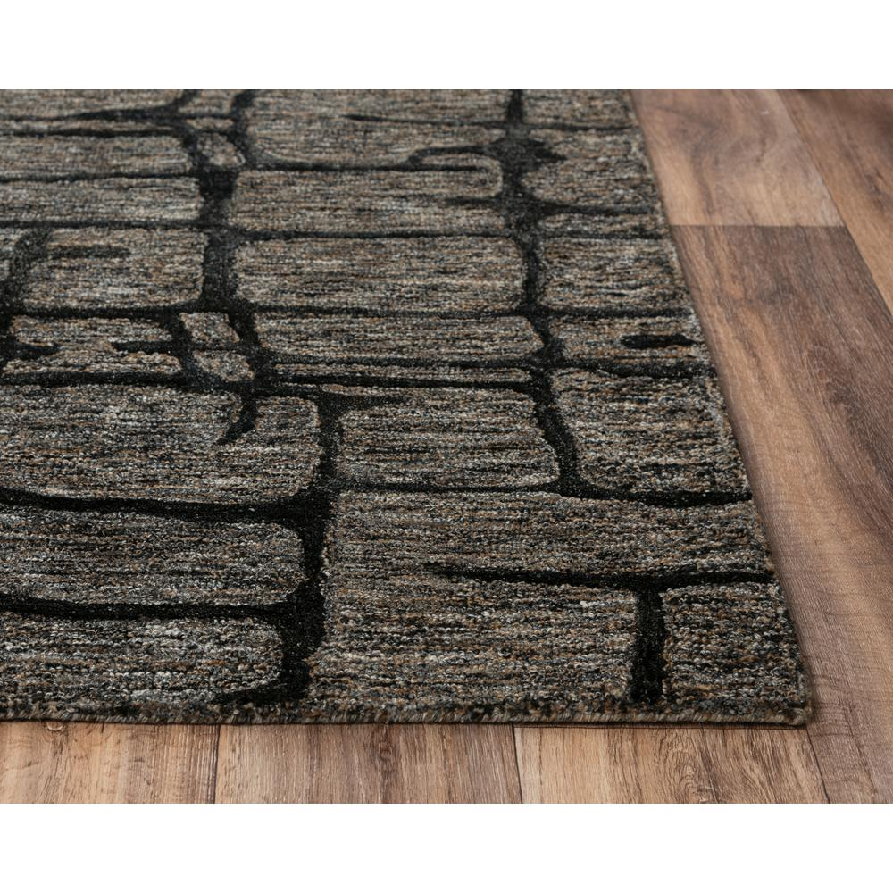 Winston Gray 5' x 8' Hand-Tufted Rug- WST103