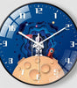 Children’s Room, Silent Wall Clock, Bedroom, Living Room, Kids Clock, Cartoon Clock, Circular Clock, Creative Clock, Quartz Clock, Elementary School, Non-Ticking Clock