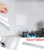 Heat-Resistant Anti-Oil Transparent Kitchen Wall Protector Film – Electrostatic Adhesive-Free Peel and Stick wallpaper Sticker
