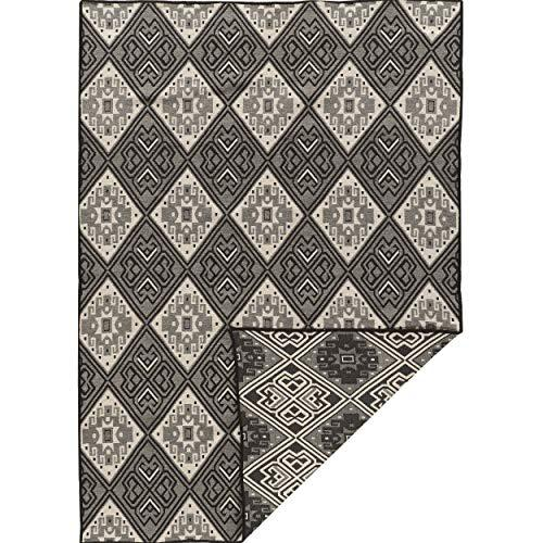 Salonika Reversible Noussa Grey 5x8, Rug