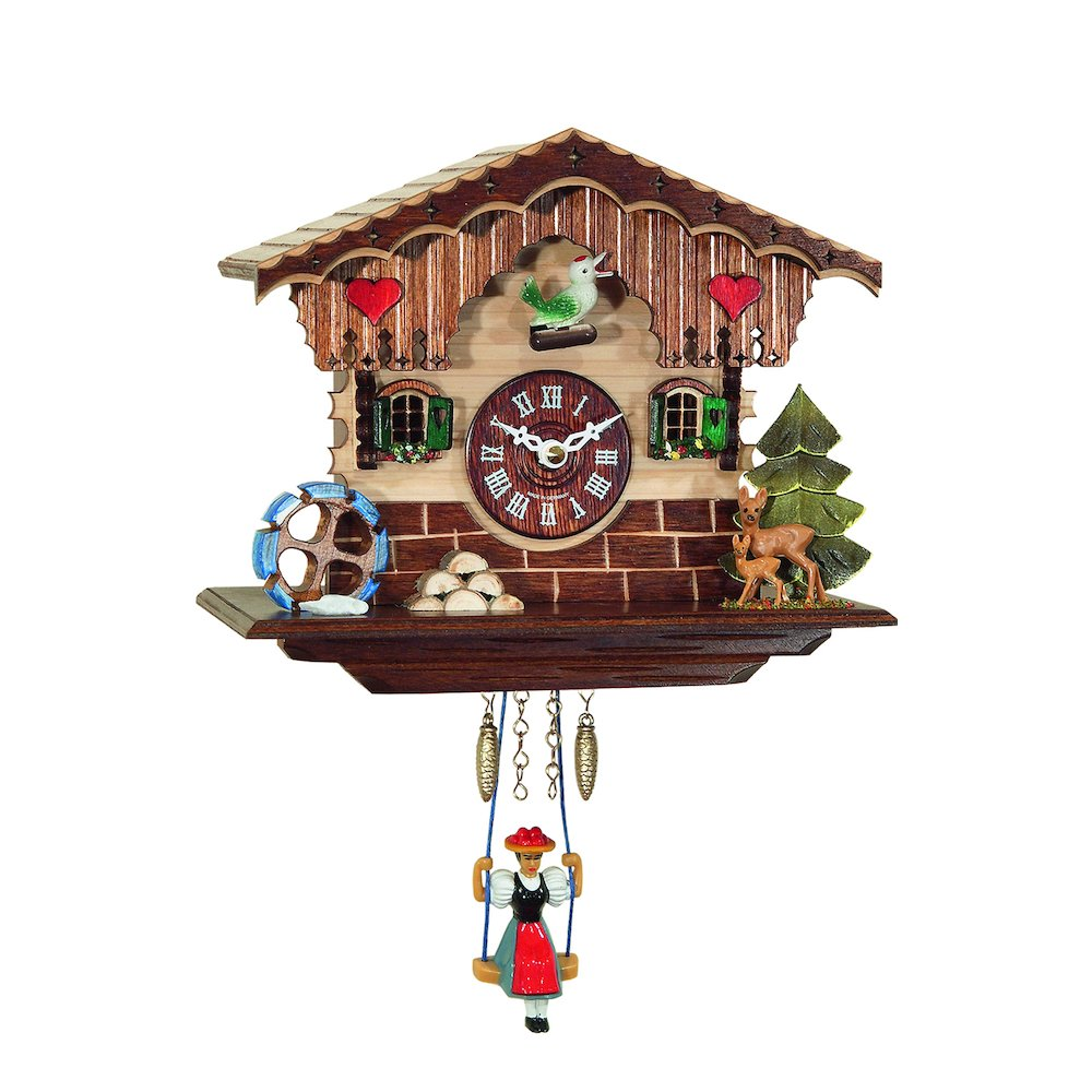 Battery-Operated Clock - Mini Size With Music/Chimes