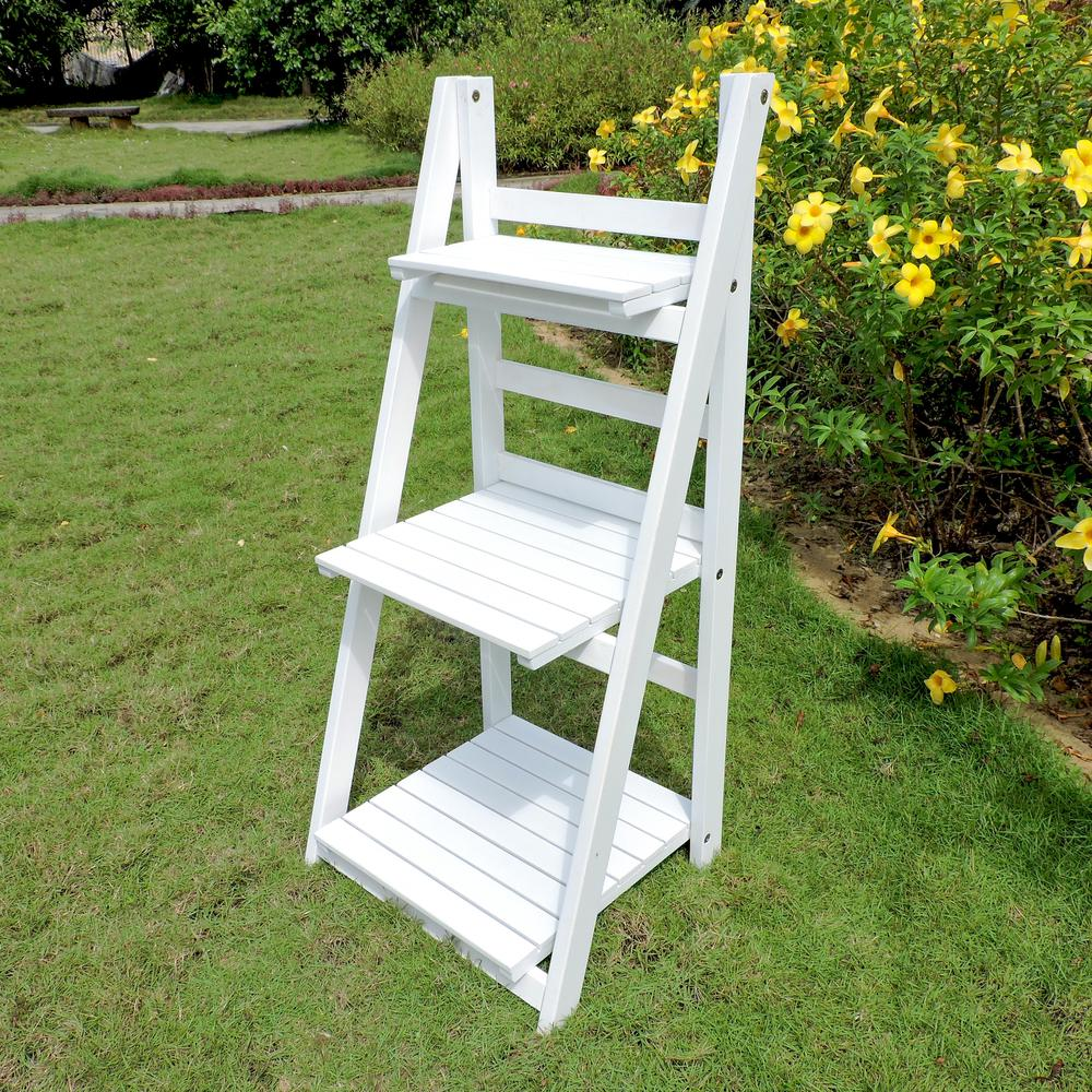 Royal Fiji Acacia 3-Tier Plant Stand