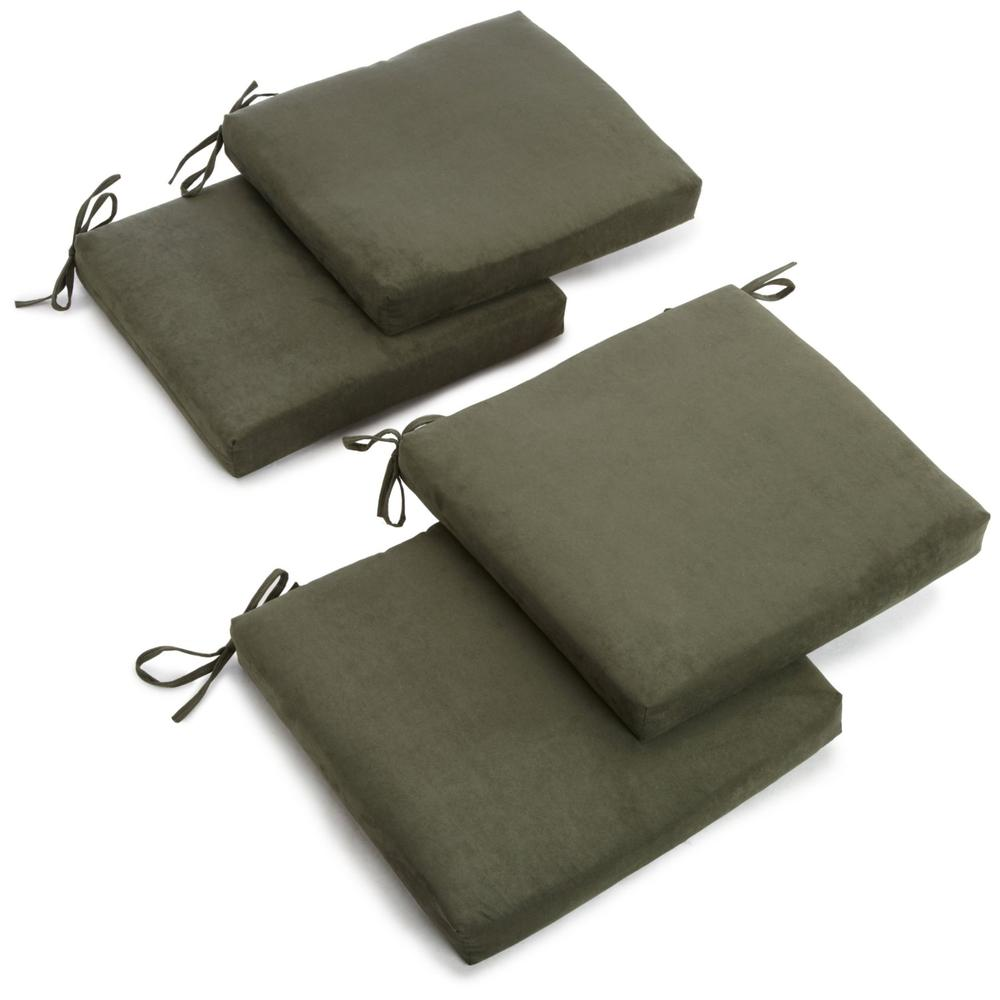 20-inch by 19-inch Polyester Chair Cushion (Set of Four)