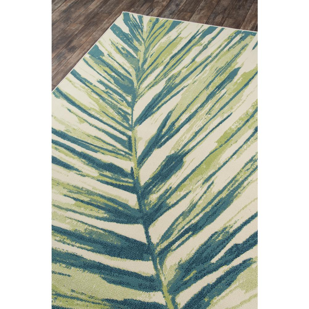 Contemporary Runner Area Rug, Green, 2'3" X 7'6" Runner