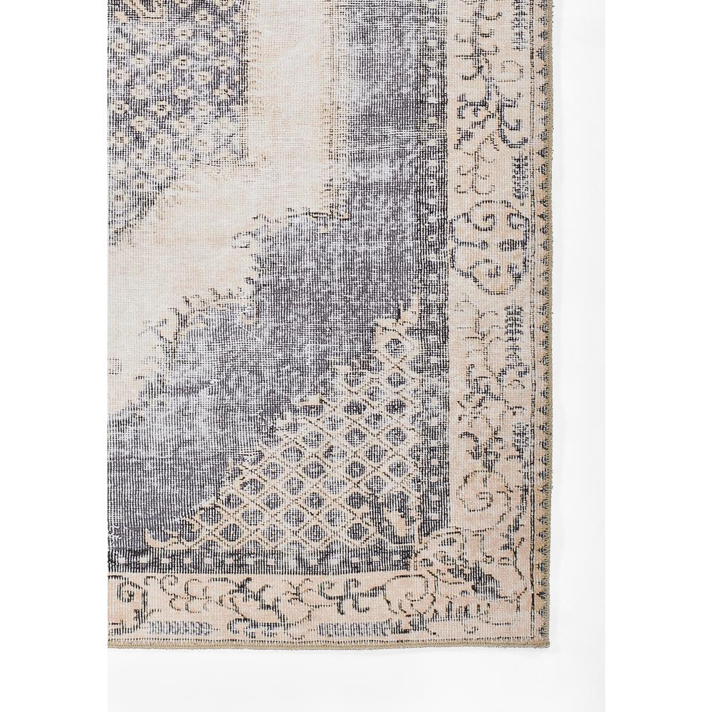 Traditional Runner Area Rug, Denim, 2'3" X 7'6" Runner