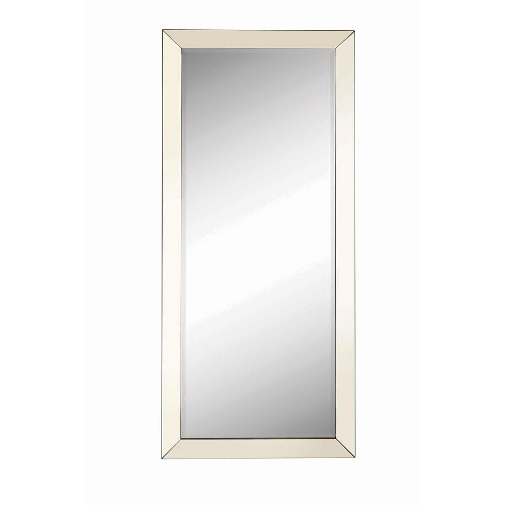 Barnett 30 x 70 Inch Full Length Floor or Wall Mirror Silver