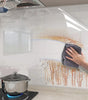 Wall Protector Film Transparent Kitchen Oil Proof Electrostatic Invisible Wall Sticker Wallpaper Cabinet Waterproof Decoration