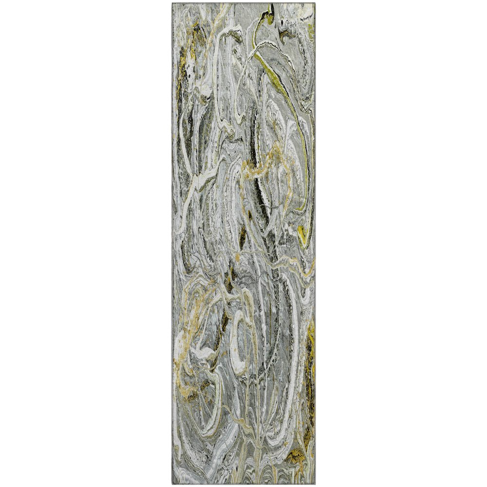 Premium Machine Washable Mayfield  Cyclone 2'3" x 7'6" Runner Rug