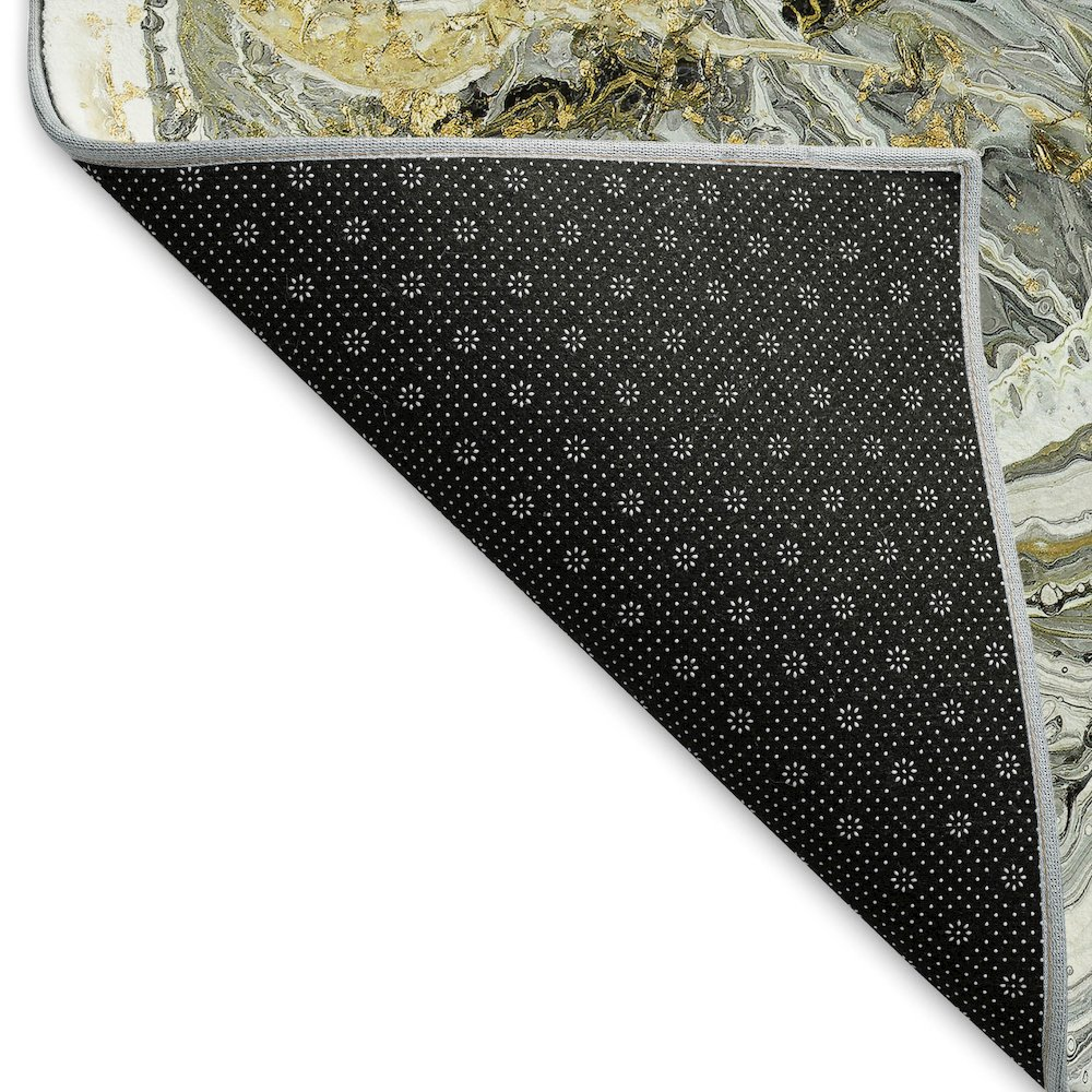 Premium Machine Washable Mayfield  Cyclone 2'3" x 7'6" Runner Rug