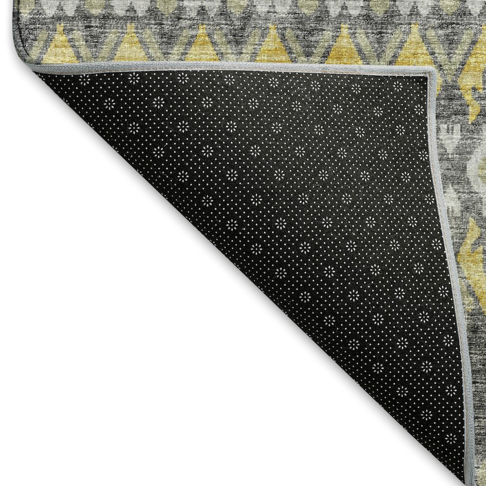 Premium Machine Washable Mayfield  Gray 2'3" x 7'6" Runner Rug