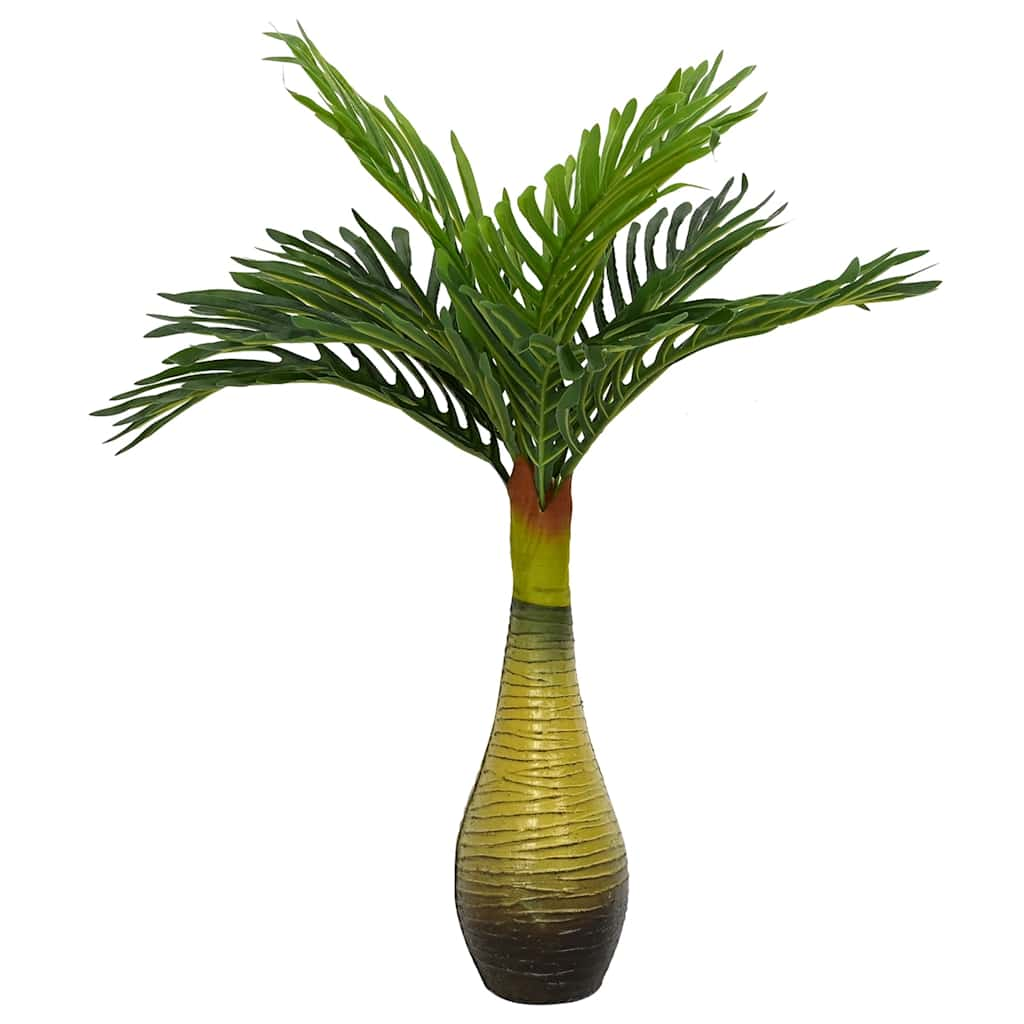 vidaXL Artificial Palm Plant 9 Leaves 70 cm Green