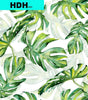 Tropical Green Leaf Peel and Stick Wallpaper Palm Leaves Self Adhesive Removable Wallpaper Waterproof Decorative Contact Paper