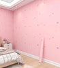 Pink Children's Room Self-adhesive Wallpaper Princess Room Bedroom Star Pattern Background Wall PVC Sticker Wallpaper