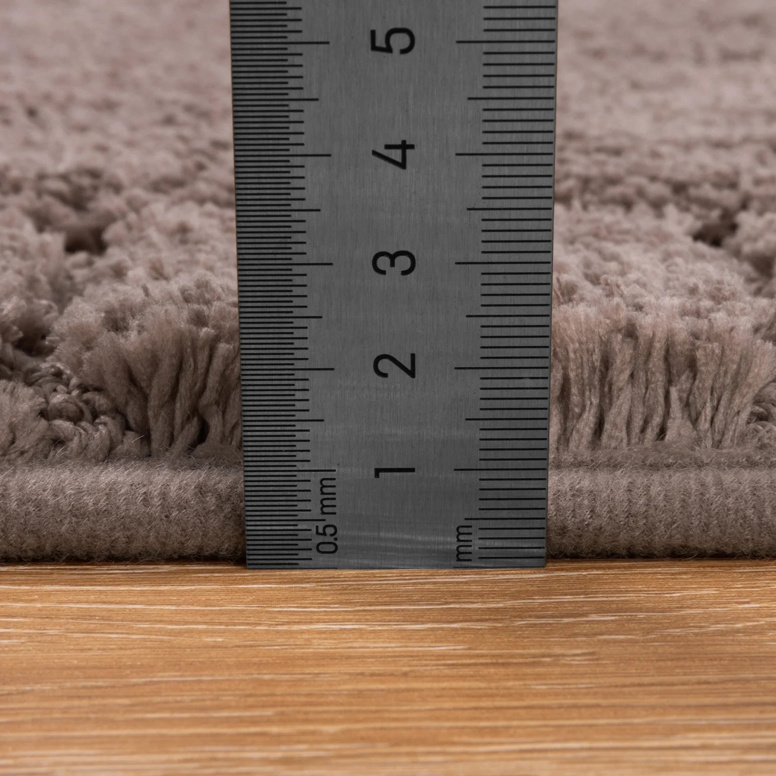 Bathroom Rugs Set of 4 Piece, Bath Mats, Microfiber Non Slip Shaggy Ultra Soft Bathroom Runner with U Shaped Contour Toilet Mat for Bathroom, Shower Inside Floor, Brown