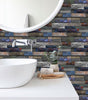 Peel And Stick Wallpaper Retro Stone Brick Self-adhesive Wall Stickers Bathroom Kitchen Back Stickers