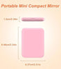 LED Pocket Mirror with Light, 1x/3x Magnification, Compact Travel Makeup Mirror, Foldable Handbag & Purse Friendly