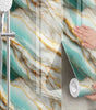 Marble Patterned Wallpaper for Kitchen Dining Room Waterproof and Oil Resistant Home Decoration Background Stickers Wallpaper