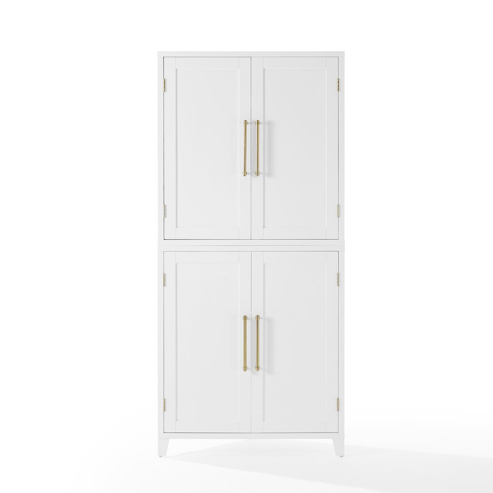 Roarke Corner Kitchen Storage Pantry Cabinet