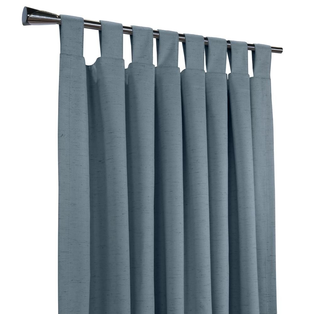 Ventura Blackout Tab Top Curtain Panel Pair each 52 x 95 in Blue