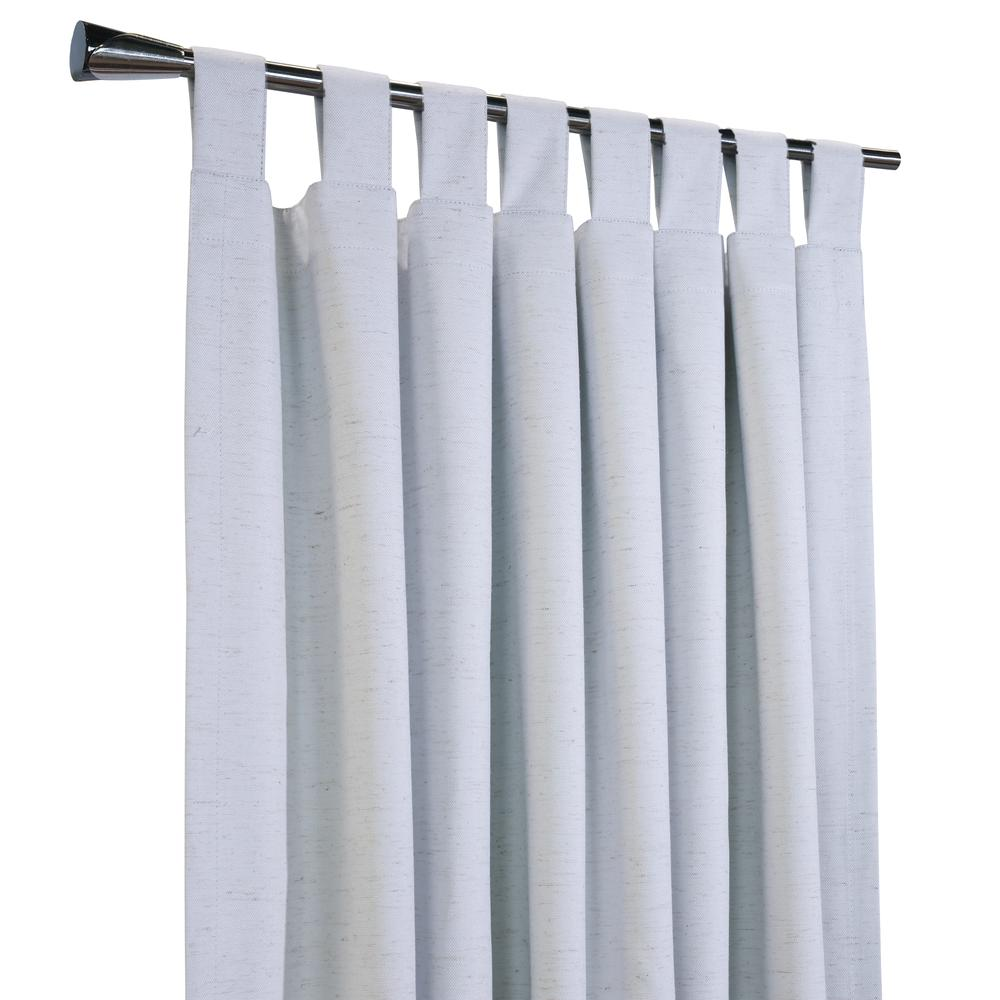 Ventura Blackout Tab Top Curtain Panel Pair each 52 x 95 in White