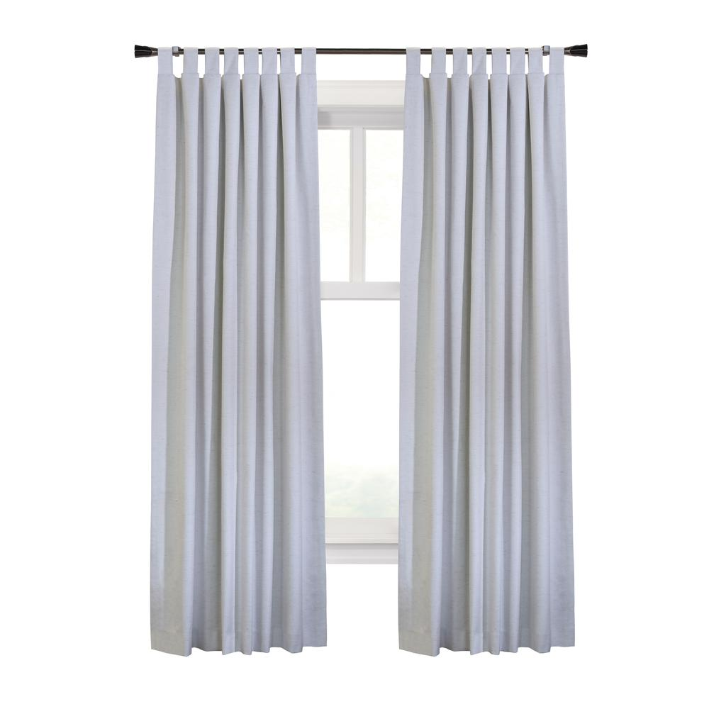 Ventura Blackout Tab Top Curtain Panel Pair each 78 x 84 in White
