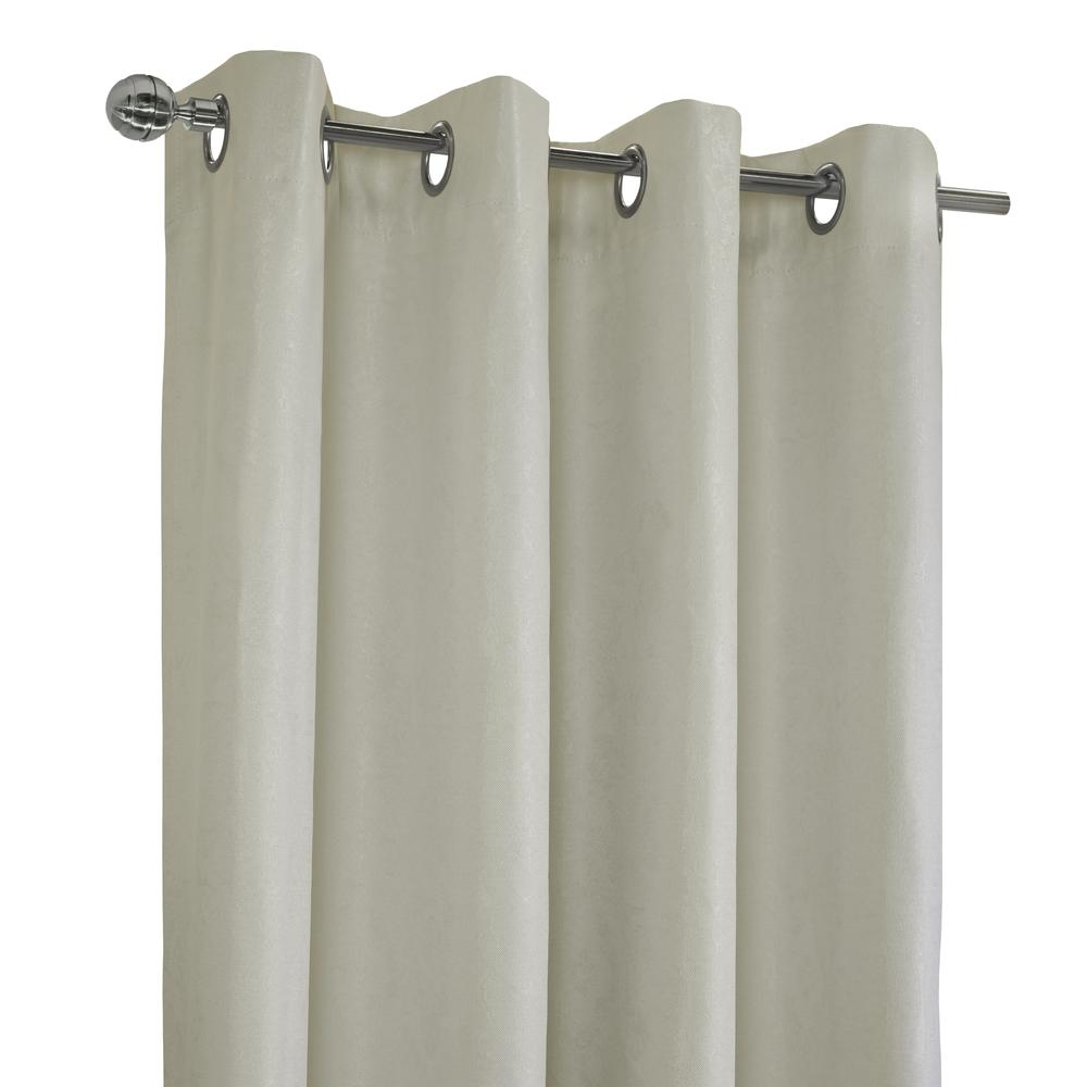 Vigo Blackout Grommet Curtain Panel 52 x 95 in Off-white