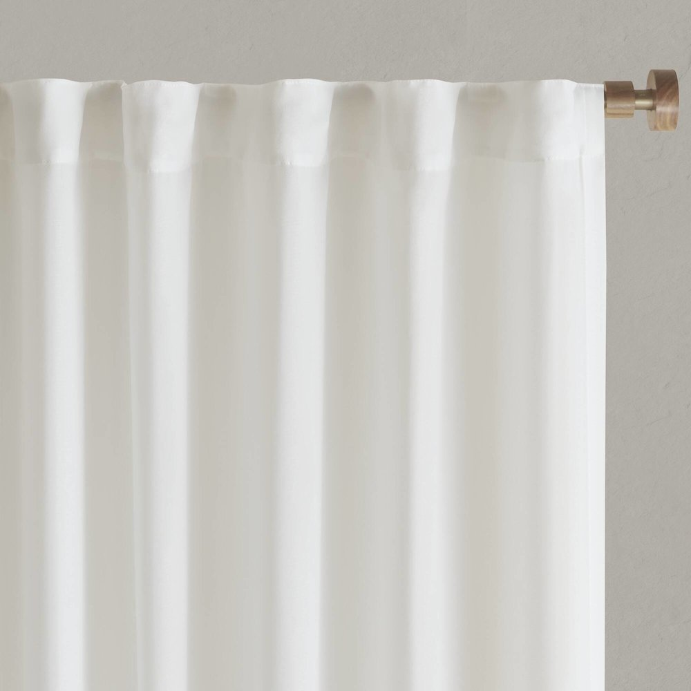 Rod Pocket with Back Tab Privacy Curtain Pair