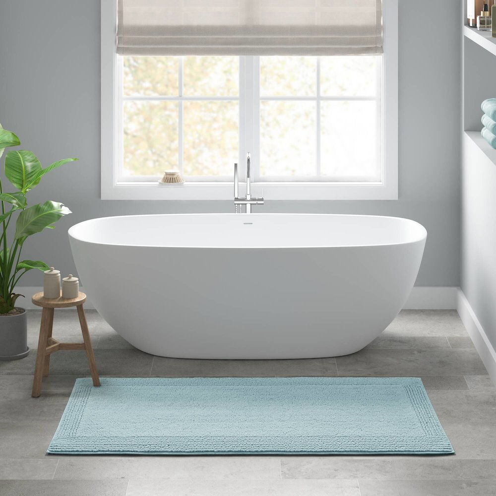 100% Cotton Tufted 3000 GSM Reversible Bath Rug