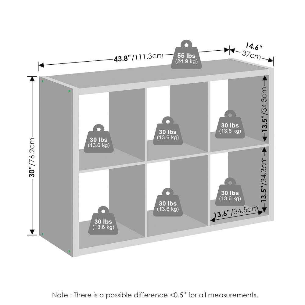 Open Back Cube Storage Organizer Shelf for Closet and Home Organization