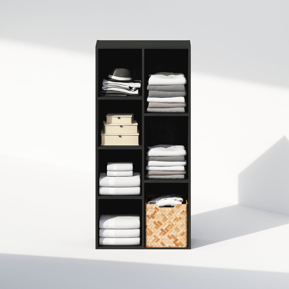 Reed 7-Cube Open Shelf Multipurpose Closet & Clothing Storage, Storage Organizer