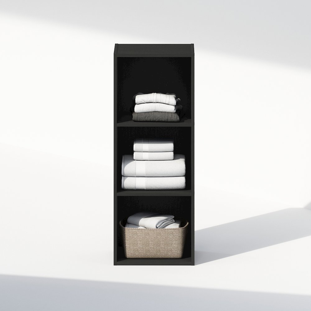 Reed 3-Tier Open Shelf Multipurpose Closet & Clothing Storage, Storage Organizer