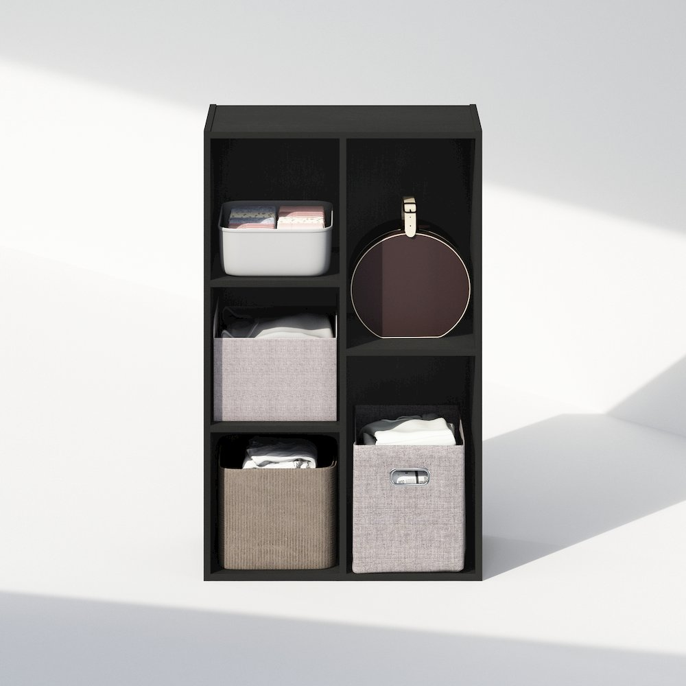 Reed 5-Cube Open Shelf Multipurpose Closet & Clothing Storage, Storage Organizer